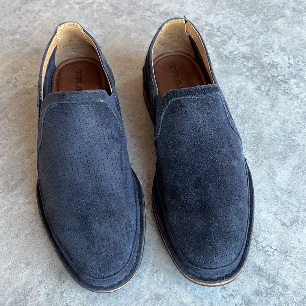 Cloture shop H.S. TARSK men’s navy suede shoes